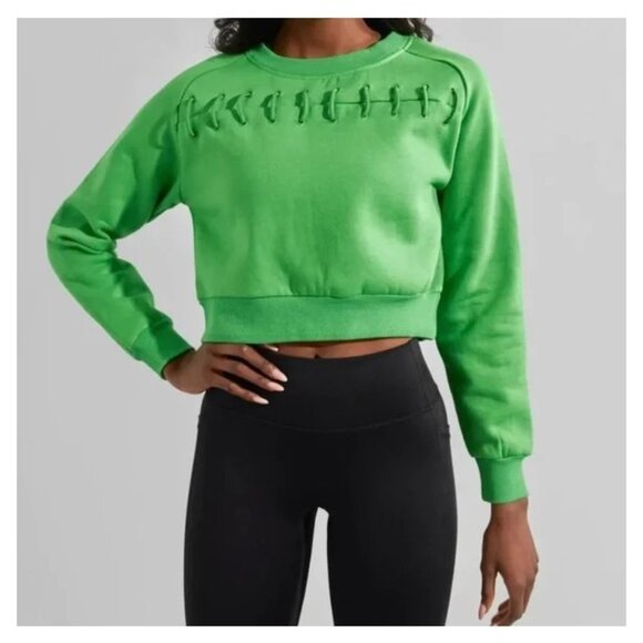 BuffBunny Catalyst Stitch Cropped Pullover Sweatshirt - Picture 1 of 9
